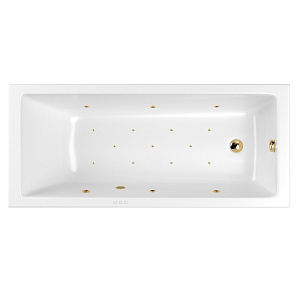 WHITECROSS 0101.150070.100.RELAX.GL Wave Акриловая ванна с гидромассажем, 150х70 см, белая
