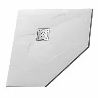 RGW 16155088-01 Stone Tray ST/T-W Душевой поддон трапеция, белый
