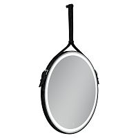 Sancos DA650 Dames Зеркало для ванной комнаты D65 см, с подсветкой, черный ремень