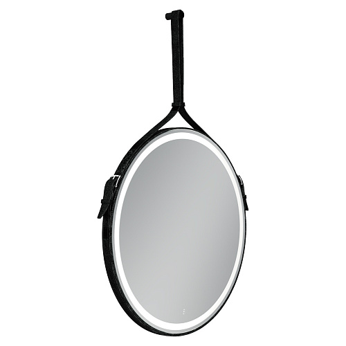 Sancos DA650 Dames Зеркало для ванной комнаты D65 см, с подсветкой, черный ремень купить  в интернет-магазине Сквирел