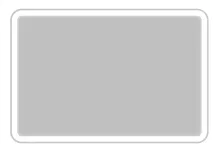 BelBagno  SPC-MAR-1000-600-LED-BTN Зеркало настенное, с подсветкой купить  в интернет-магазине Сквирел