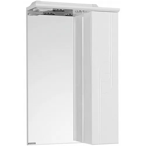Акватон 1A007402PD01R Панда Зеркальный шкаф 50х80 см, правый, белый купить  в интернет-магазине Сквирел