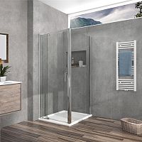 Vincea VSR-1I708080CL Intra Душевой уголок 70/80х80 см, профиль хром/стекло прозрачное