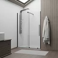 RGW 41071810-14 Tornado TO-18B Душевая дверь, профиль черный