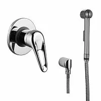 Lemark LM4119C Luna Смеситель с гигиеническим душем, встраиваемый, хром