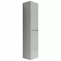 Sancos PLB35W Libra Шкаф-пенал подвесной, 35х160 см, белый глянец купить  в интернет-магазине Сквирел
