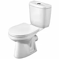 Santek 1WH110035 Анимо Унитаз-компакт 38х63 см, с горизонтальным выпуском, белый
