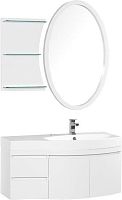 Aquanet 00169418 Опера Комплект мебели для ванной комнаты, белый купить  в интернет-магазине Сквирел