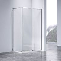 Vincea VSR-4SN8010CL Slim-N Душевой уголок 100х80 см, профиль хром/стекло прозрачное
