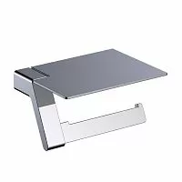 Бумагодержатель с полкой для телефона Timo Selene 10043/00 хром купить  в интернет-магазине Сквирел