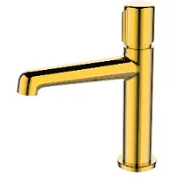 BelBagno UNO-LVM-ORO Смеситель для раковины, с донным клапаном, золото