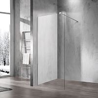 Vincea VSW-1H90CL Walk-In Душевая перегородка 90х200 см, профиль хром/стекло прозрачное