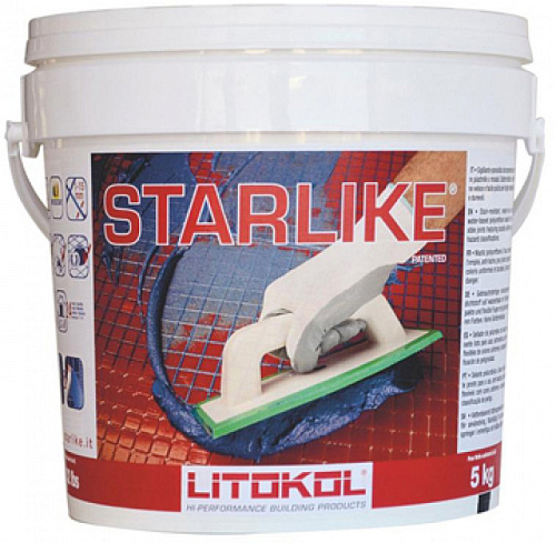 Litokol Litochrom Starlike LITOCH_STARLIKE_C520(5кг) Строительные смеси снято с производства