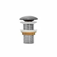 IDDIS, OPHGM00i88 Optima Home Выпуск для умывальника без перелива, серый матовый