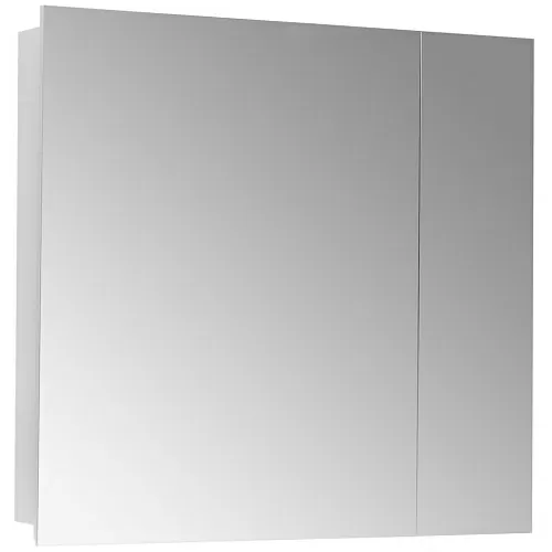 Акватон 1A267202LH010 Лондри Зеркальный шкаф подвесной 80x75 см, белый глянец купить  в интернет-магазине Сквирел