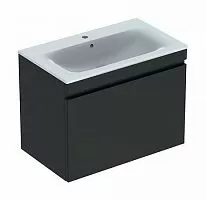 Geberit 869581000 Renova Plan Тумба под раковину подвесная, 79х59 см, темно-серая купить  в интернет-магазине Сквирел