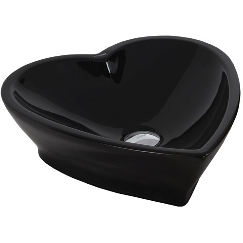 Creavit TP149-00SI00E-0000 Love Раковина накладная 45х45 см, черный