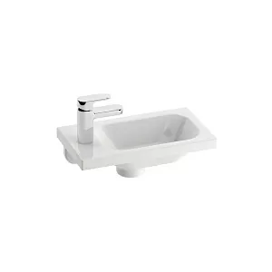 Ravak XJGL1100000 Chrome L Раковина с отверстиями 40х22 см, белый