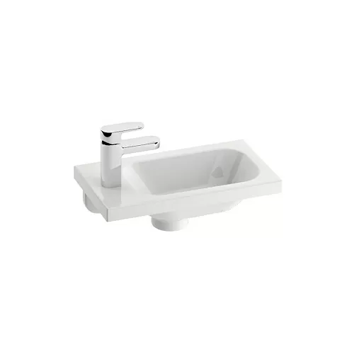 Ravak XJGL1100000 Chrome L Раковина с отверстиями 40х22 см, белый