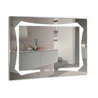Azario ФР-00001398 Otto Зеркало подвесное, с подсветкой, 80х60 см, белое купить  в интернет-магазине Сквирел