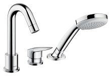 Hansgrohe 71310000 Logis Смеситель на борт ванны, на 3 отверстия, хром