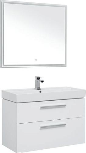 Aquanet 00243256 Nova Комплект мебели для ванной комнаты, белый купить  в интернет-магазине Сквирел