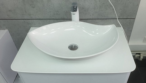 Velvex 78261 Раковина накладная 58х36 см, белая снято с производства