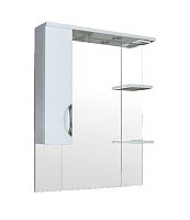 Loranto CS00024669 Стиль Зеркальный шкаф, 80х108 см, белый купить  в интернет-магазине Сквирел