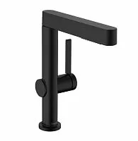 Hansgrohe 76063670 Finoris 230 Смеситель для раковины, вытяжной душ 2jet/сливной клапан Push-Open, матовый черный