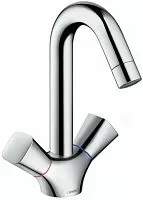 Hansgrohe 71222000 Logis Смеситель для раковины, сливной гарнитур, хром