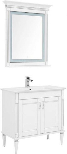 Aquanet 00233126 Селена Комплект мебели для ванной комнаты, белый купить  в интернет-магазине Сквирел