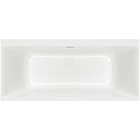 Villeroy & Boch UBQ180SBW2DV-01 Subway 3.0 Ванна квариловая 180х80 см, слив/перелив + ножки, альпийский белый (White Alpin)