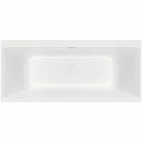 Villeroy & Boch UBQ180SBW2DV-01 Subway 3.0 Ванна квариловая 180х80 см, слив/перелив + ножки, альпийский белый (White Alpin)