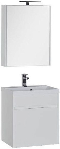 Aquanet 00180120 Латина Комплект мебели для ванной комнаты, белый купить  в интернет-магазине Сквирел
