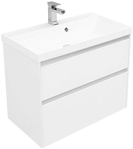 Aquanet 00238361 Гласс Тумба под раковину, напольная, 79х45 см, белая
