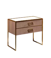 Тумба Armadi Art Monaco 100 см h74 см капучино глянец + золото под раковину чашу 867-100-CPG купить  в интернет-магазине Сквирел