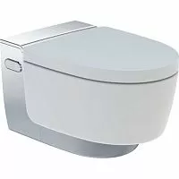 Geberit 146.204.21.1 AquaClean Mera Classic Подвесной унитаз-биде 40х59 см, белый/хром глянцевый