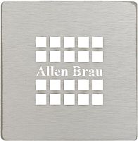 Allen Brau 8.310N1-BA Priority Накладка для сифона, 13х13 см, серебряная